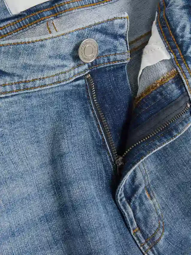 Stretch straight leg jeans