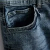 Stretch straight leg jeans