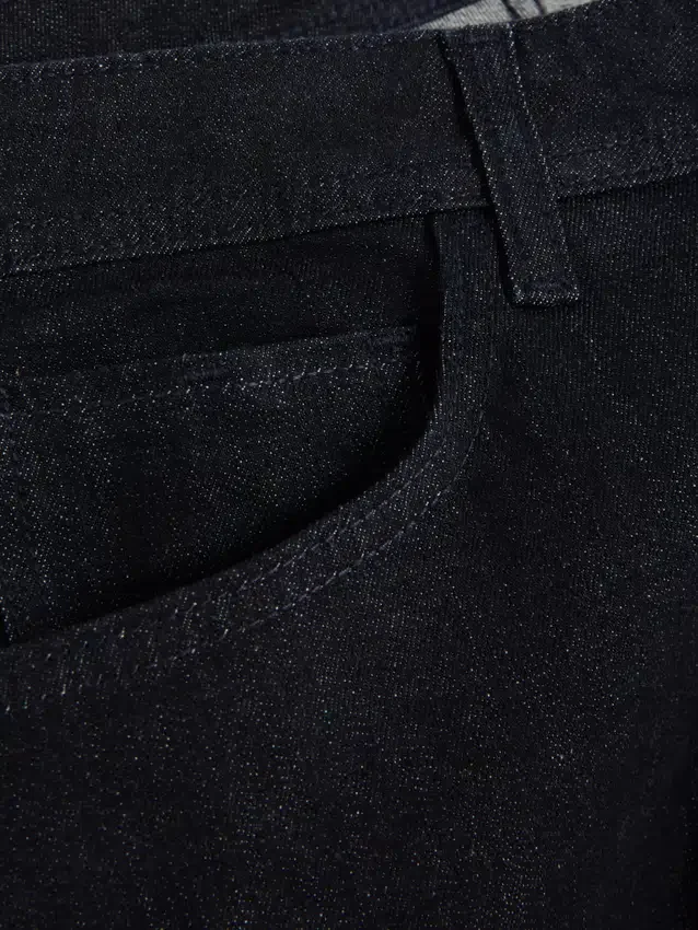 Stretch straight leg jeans