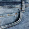 Stretch straight leg jeans