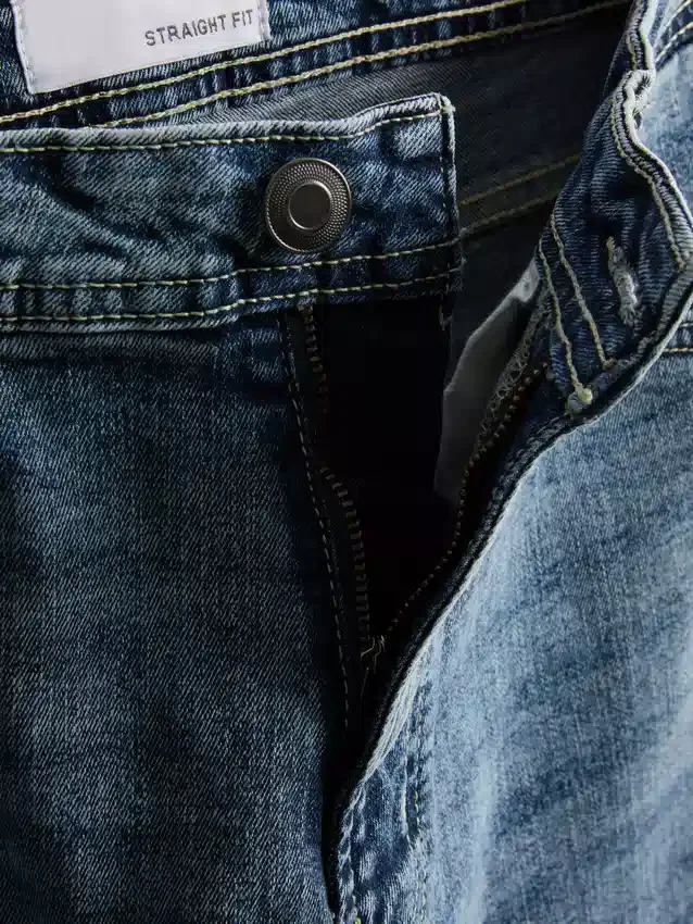 Stretch straight leg jeans