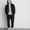 Stretch waist cuffed joggers