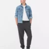 Stretch waist cuffed joggers