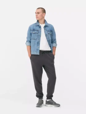 Stretch waist cuffed joggers