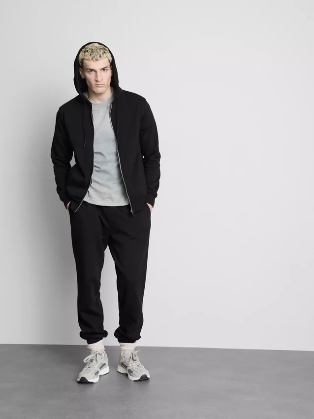 Stretch waist cuffed joggers
