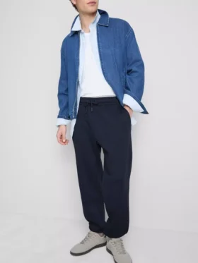 Stretch waist cuffed joggers