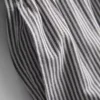 Stripe high-waisted oxford shorts