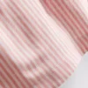 Stripe high-waisted oxford shorts