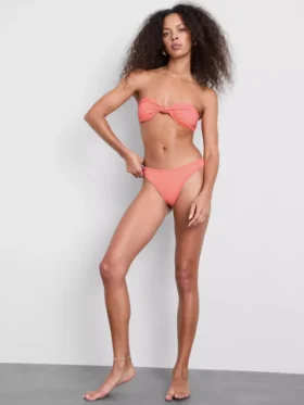 Striped brazilian bikini bottoms
