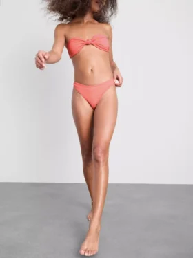 Striped brazilian bikini bottoms