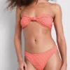 Striped brazilian bikini bottoms