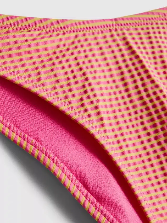 Striped brazilian bikini bottoms