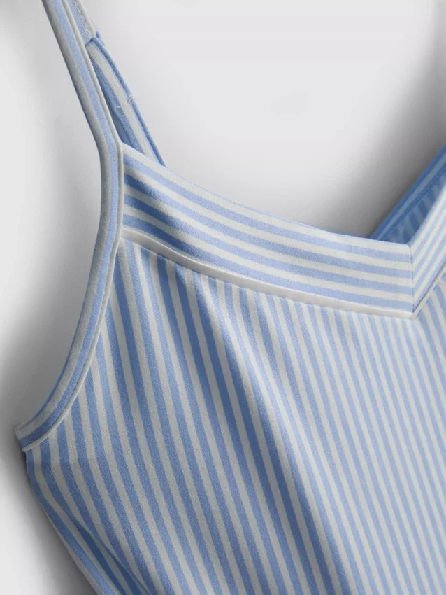 Striped cami shorty pajamas