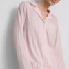 Striped jersey boyfriend pajamas