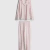 Striped jersey boyfriend pajamas