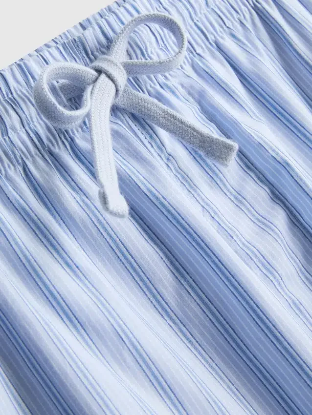 Striped long-sleeve pajama set