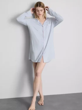 Striped oversized boyfriend nightshirt