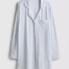 Striped oversized boyfriend nightshirt
