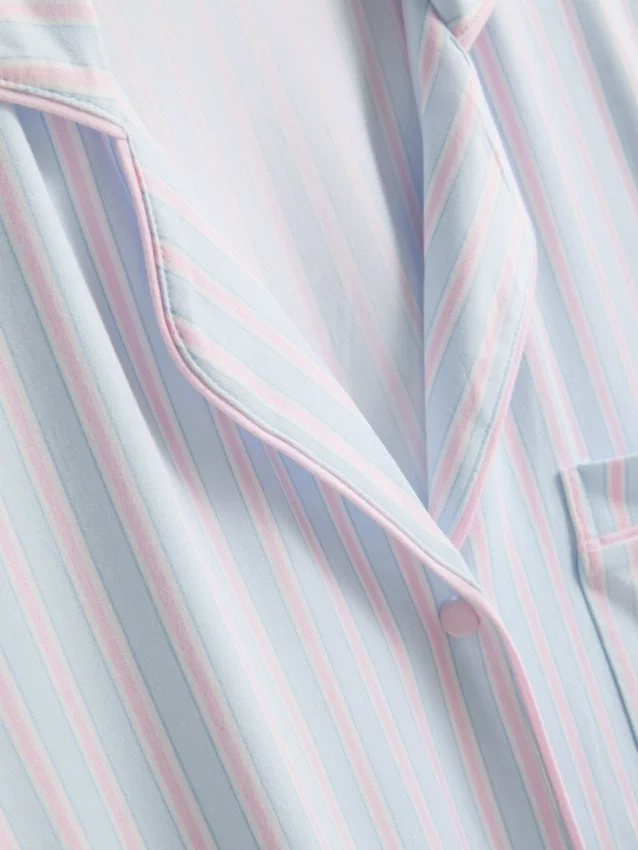 Striped oversized boyfriend nightshirt