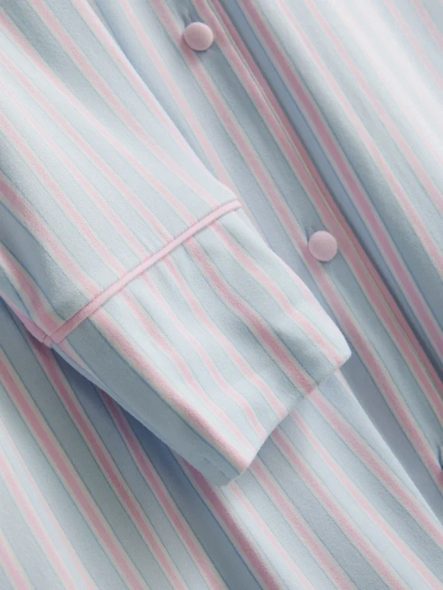 Striped oversized boyfriend nightshirt
