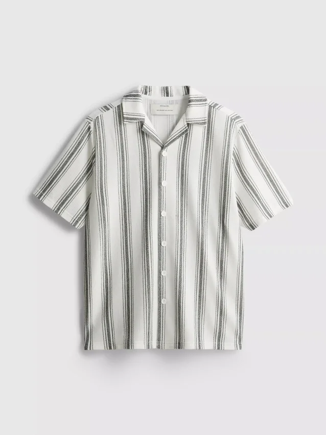 Striped pajama shirt