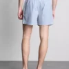Striped pajama shorts