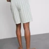 Striped pajama shorts