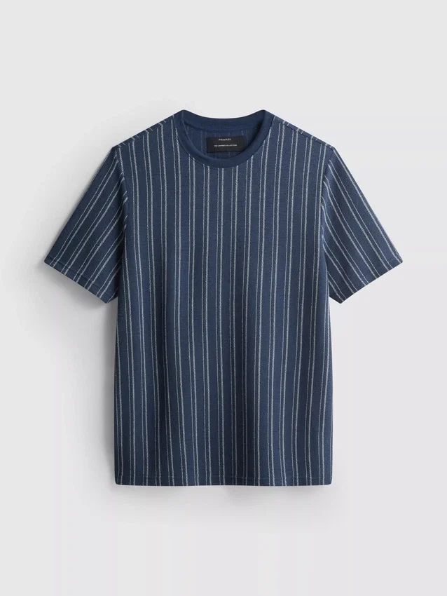 Striped pajama top