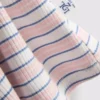 Striped ribbed pajama cami top