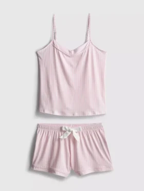 Striped shorty pajamas