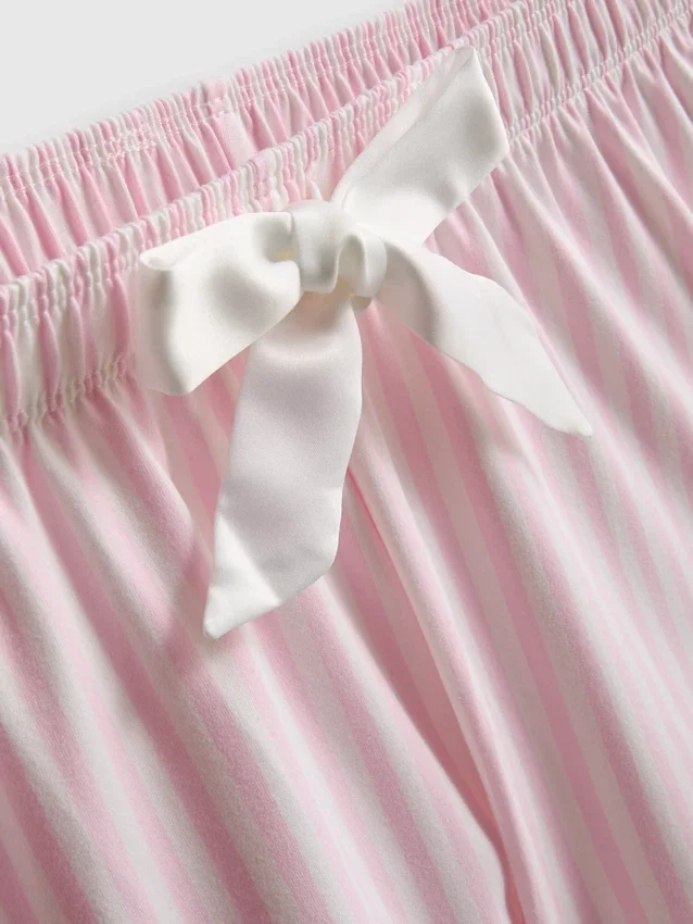 Striped shorty pajamas
