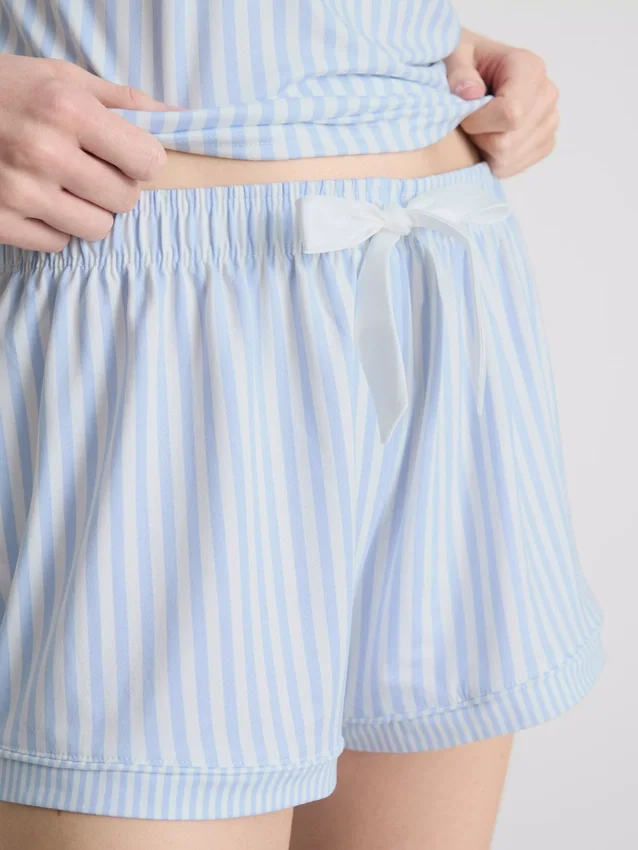 Striped shorty pajamas