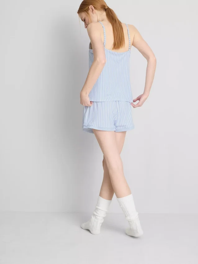 Striped shorty pajamas