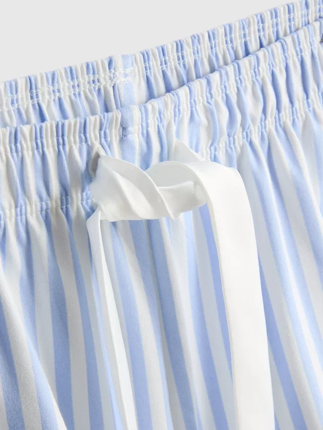 Striped shorty pajamas