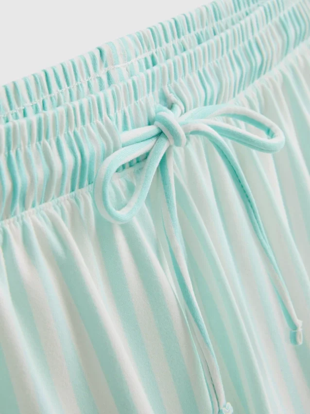 Striped shorty pajamas