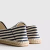Striped slip-on espadrilles