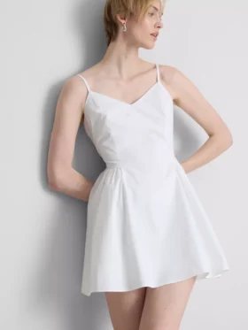 Structured corset mini dress
