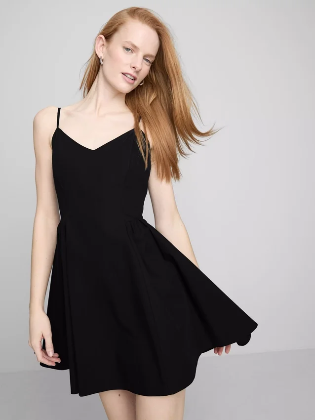 Structured corset mini dress