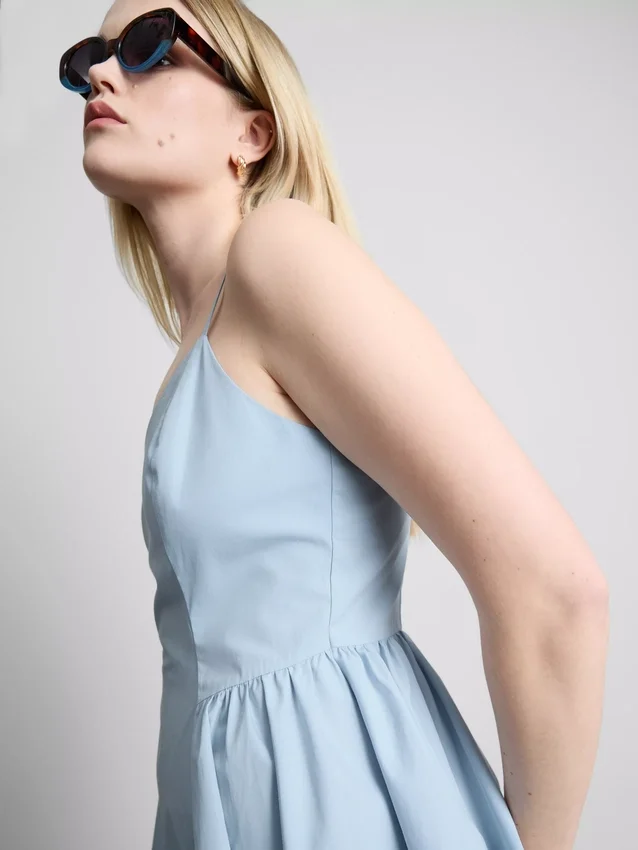 Structured corset mini dress