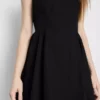 Structured corset mini dress