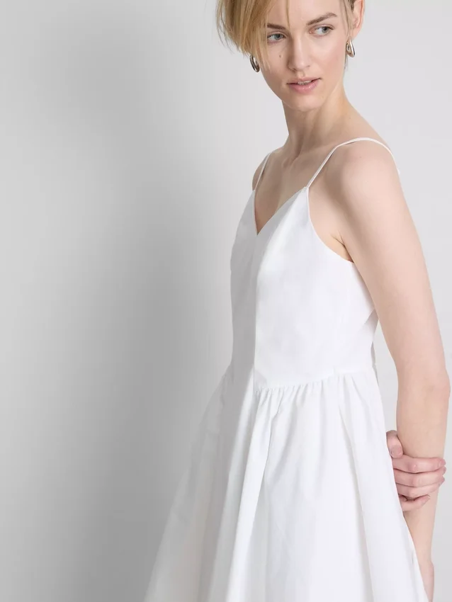 Structured corset mini dress