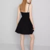 Structured corset mini dress