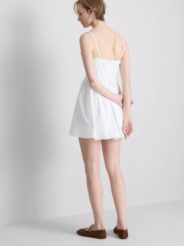 Structured corset mini dress