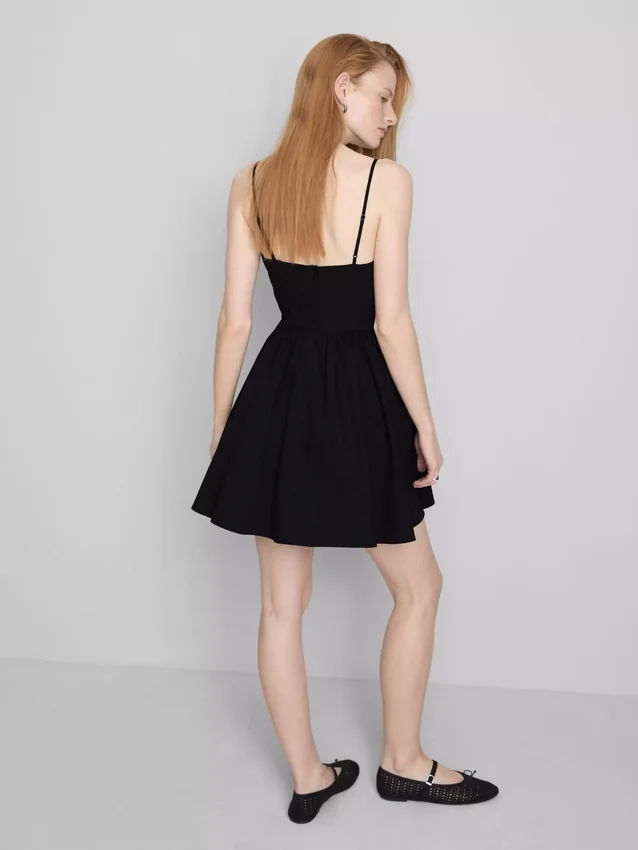 Structured corset mini dress