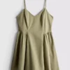 Structured corset mini dress