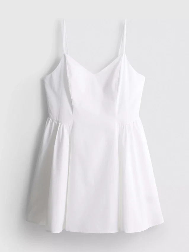 Structured corset mini dress
