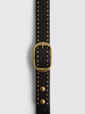 Studded buckle belt