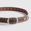 Studded buckle belt