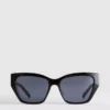 Studded cat-eye sunglasses