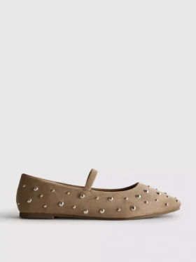 Studded mary janes